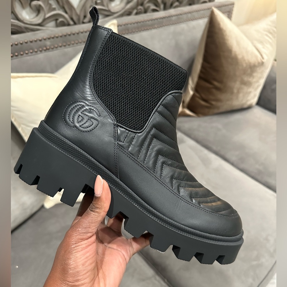 Gucci Leather Boots